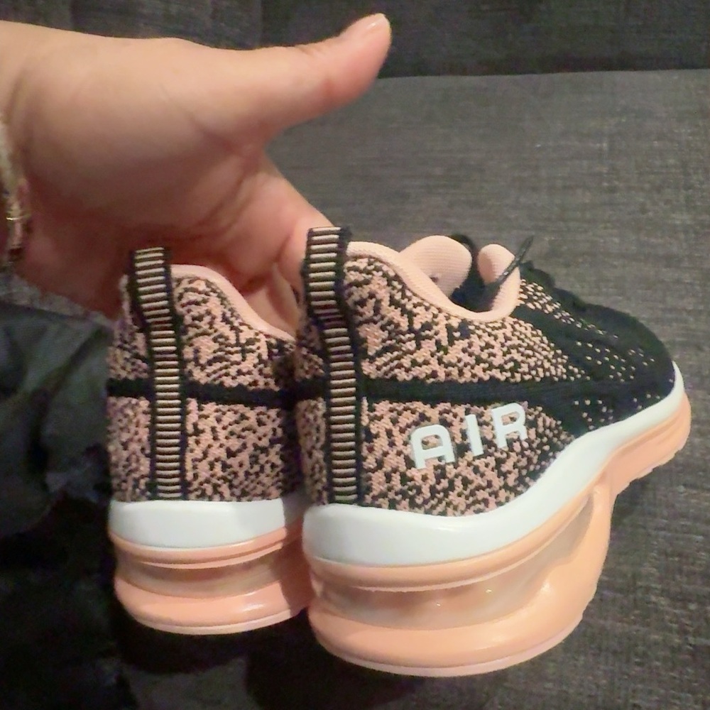 Stylish Black and Pink Sneakers